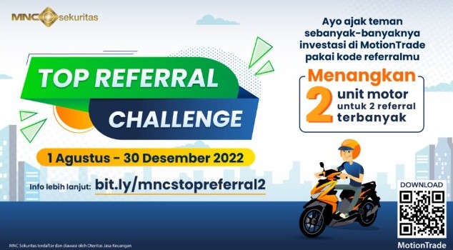 Ikut Top Referral Challenge di MotionTrade, Motor Baru Siap Meluncur!