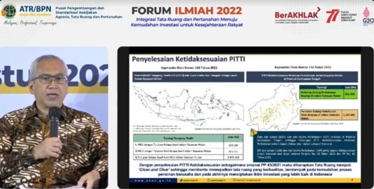 Duh, Status 43 Juta Ha Lahan di Indonesia Masih Tumpang Tindih