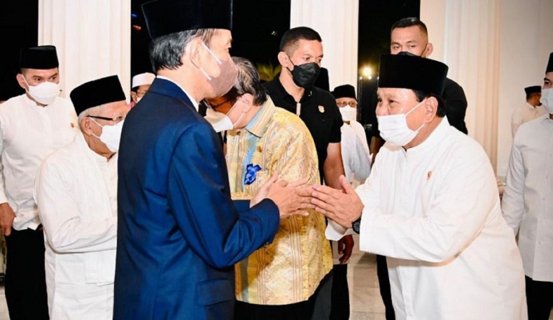 Ini Momen Prabowo Hadiri Zikir dan Doa Kebangsaan 77 Tahun Indonesia Merdeka yang Dipimpin Jokowi