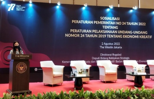 Wamenparekraf Angela: PP Nomor 24/2022 Bentuk Keberpihakan Pemerintah kepada Pelaku Ekraf