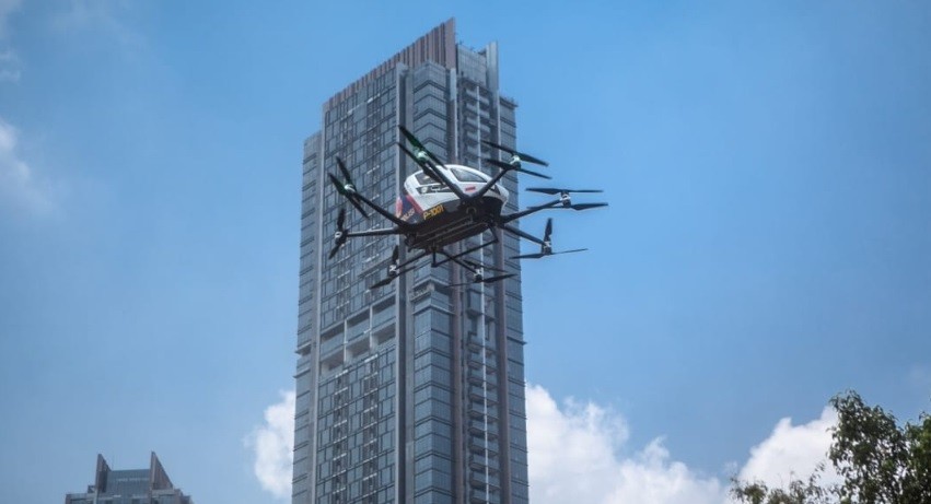 Sukses Uji Terbang Secara Akurat, Ini Keunggulan Kendaraan Otonom EHang Dibandingkan Helikopter