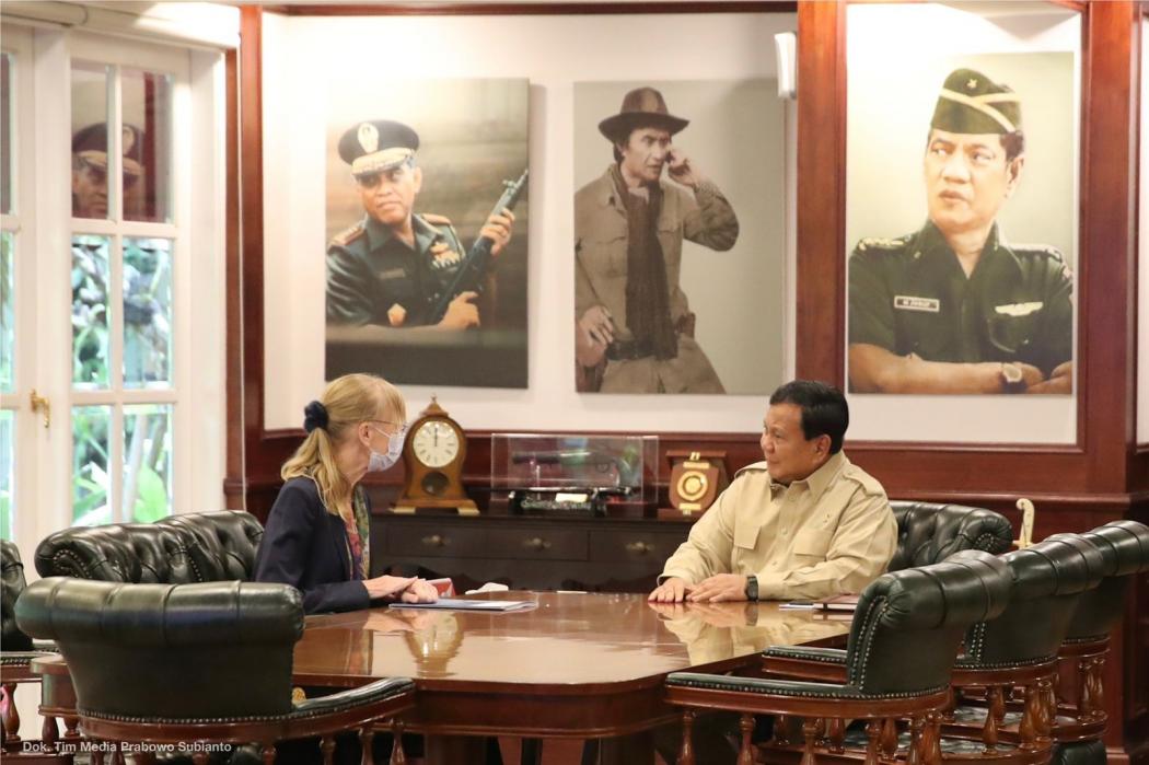 Terima Dubes Jerman, Prabowo Harap Jerman Dukung Perdamaian di Kawasan Indo Pasifik