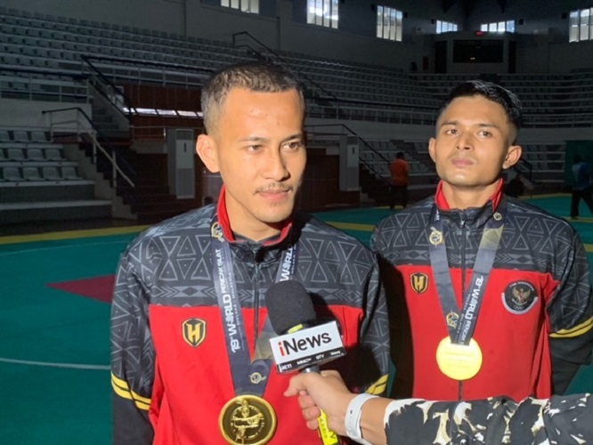 Raih Emas Kejuaraan Dunia 2022, Pesilat Khoirudin Mustakim Termotivasi Kata-kata Sakti Prabowo Subianto