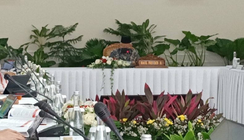 Ma'ruf Amin Kumpulkan Sejumlah Menteri di Istana Wapres, Bahas Apa?