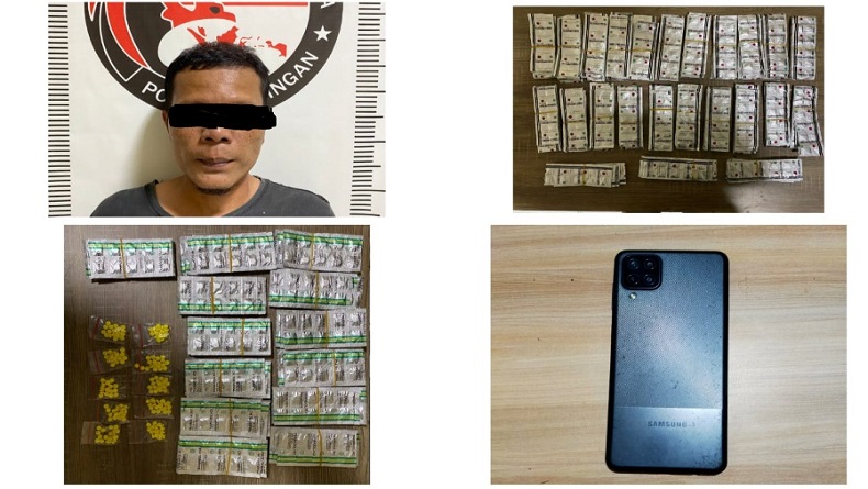 Polisi  Tangkap Kibeng Pengedar Obat Terlarang ke Anak Sekolah di Kuningan