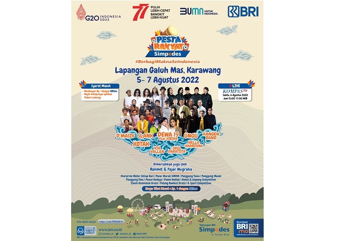 Hadirkan Ribuan Produk UMKM, Pesta Rakyat Simpedes Siap Berbagi Makna di Karawang!