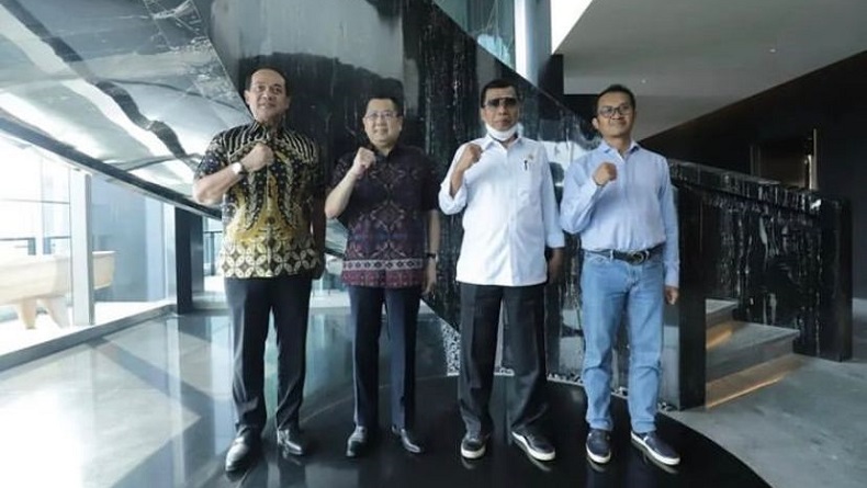 Bertemu Ketum Partai Berkarya, HT Bahas Sinergi Antar-Partai Nonparlemen