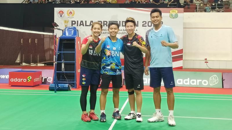 Ribka/Fadia Senang Lawan Legenda Bulu Tangkis Owi/Butet: Buat Persiapan Kejuaraan Dunia