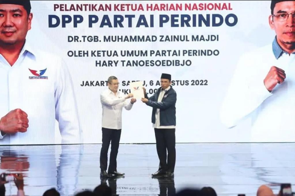 TGB jadi Ketua Harian Nasional Perindo, Teman Diskusi Cerita Gaya Kepemimpinanya