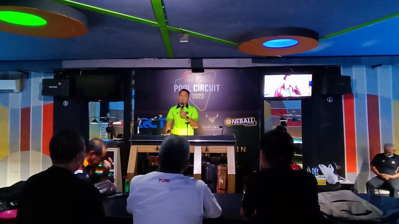 Turnamen POBSI Pool Circuit 2022 Series 2 Resmi Dibuka, 50 Pebiliar Berebut Ranking 1