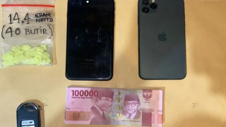 Bawa 40 Butir Ineks, Pria di Samarinda Dijemput Polisi di Depan Kos-kosan