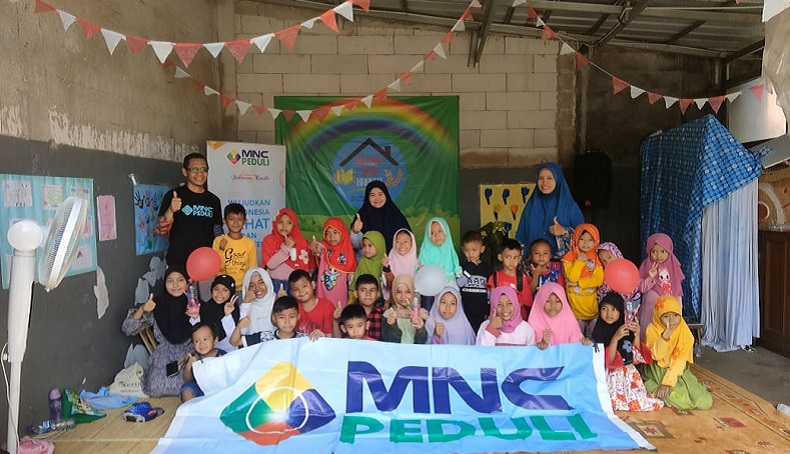 MNC Peduli Dukung Rumah Baca Krukut Depok untuk Tingkatkan Literasi Anak