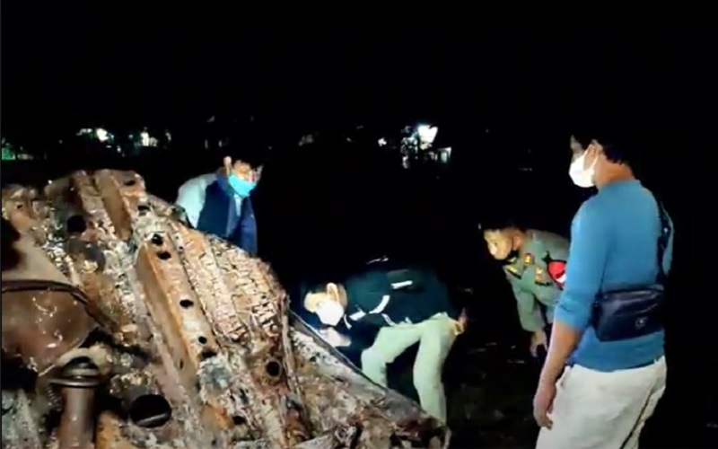 Tertabrak Kereta di Cirebon, 2 Korban Ditemukan Terbakar Dalam Mobil, 2 Terpental