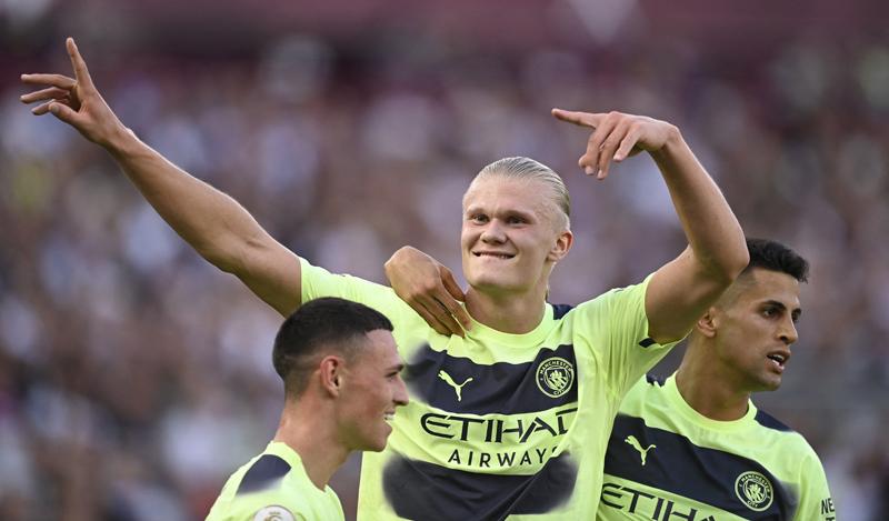 Erling Haaland Bikin Brace di Laga Debut Liga Inggris, Selevel Sergio Aguero