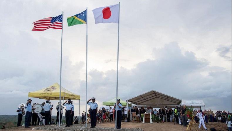 Anggota Rombongan Angkatan Laut Jepang Ditikam OTK saat Upacara Peringatan Perang Dunia II
