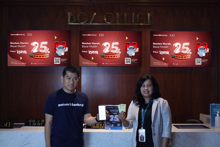 MotionBanking dan Cinema XXI Meluncurkan Kerja Sama Pembayaran QRIS