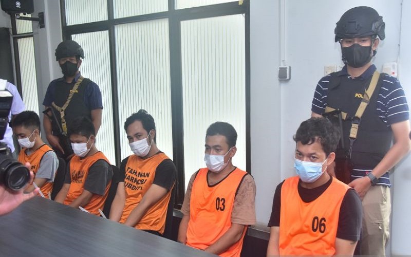 Polda Kalsel Gagalkan Peredaran 3,6 Kg Sabu Jaringan Kalimantan
