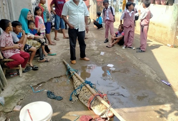 Ngeri, Buaya Sepanjang 1,5 Meter Nyaris Terkam Warga di Sungai Cisadane Bogor