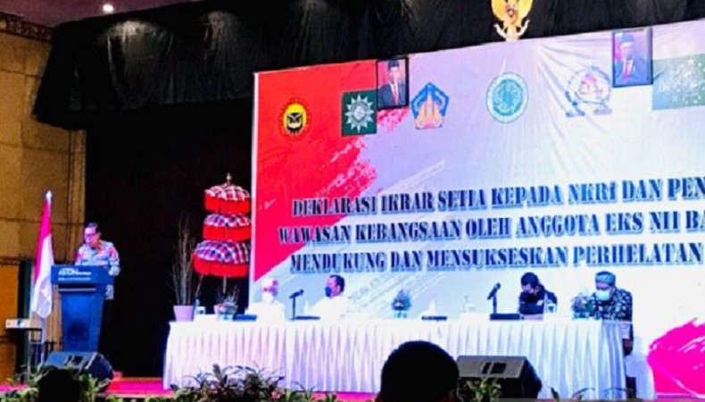 Kembali ke NKRI, 95 Eks Pengikut NII di Bali Ikrar Setia Pancasila