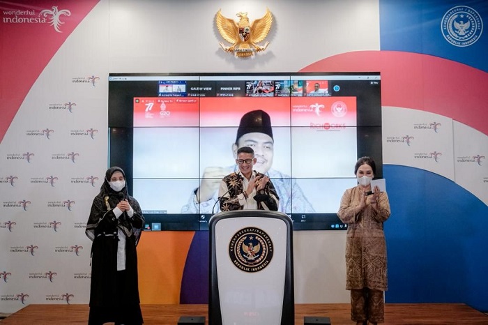Kolaborasi Kemenparekraf-RichWorks International, Sandiaga Uno: Dorong UMKM Indonesia Naik Kelas  