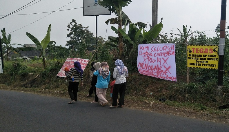 Warga Tetap Tolak Pembangunan TPST Cikupa KBB, jika Dipaksakan Ancam Demo 