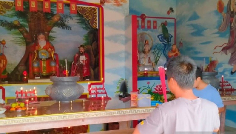 Sempat Terhalang Pandemi, Warga Tionghoa di Bangka Gelar Sembahyang Rebut