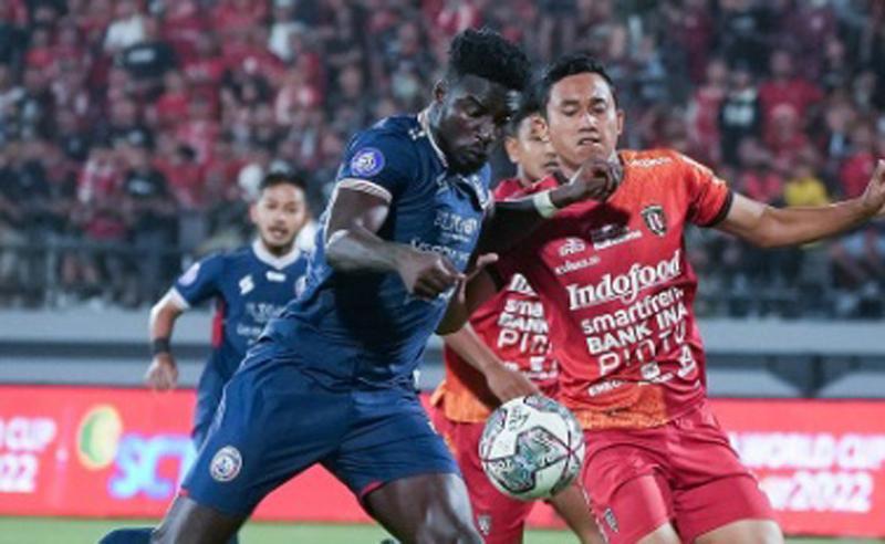 Hasil Liga 1: Dibantu Gol Bunuh Diri, Arema FC Taklukkan Bali United
