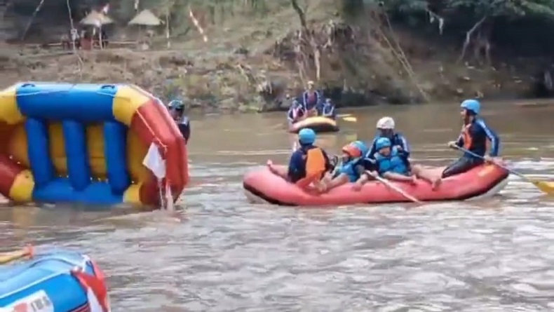 100 Jurnalis Lintas Media Susur Sungai Cimanuk Garut, Ini Tujuan Kegiatan Itu