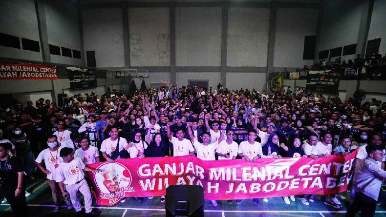 Ribuan Milenial Jabodetabek Dukung Gerakan Ganjar Pranowo Presiden 2024