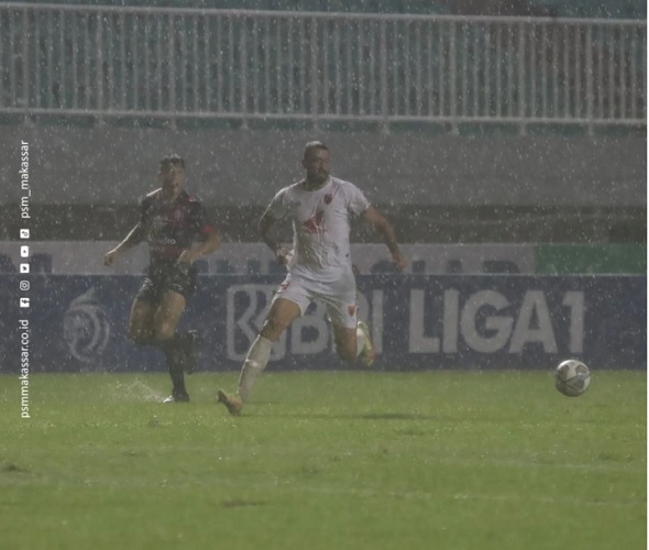 Hasil Liga 1: Tertunda karena Hujan Deras, PSM Makassar Comeback Hajar Rans Nusantara