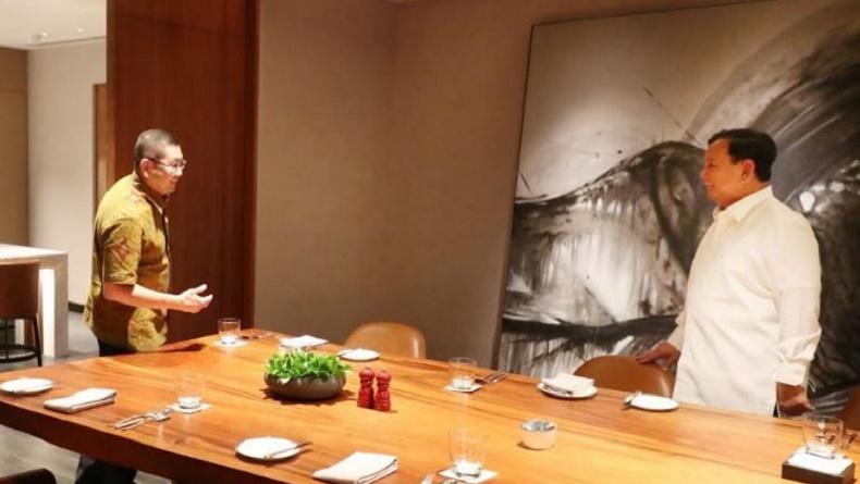 2 Jam Bertemu dengan HT, Prabowo: Pertemuan 2 Sahabat Lama