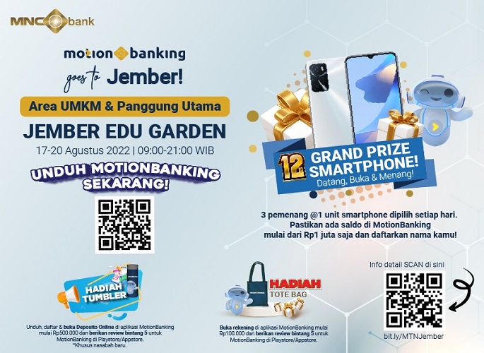 Meriahkan Hari Kemerdekaan, MNC Bank Bagi-Bagi Hadiah di Bazaar Kemerdekaan Kota Jember