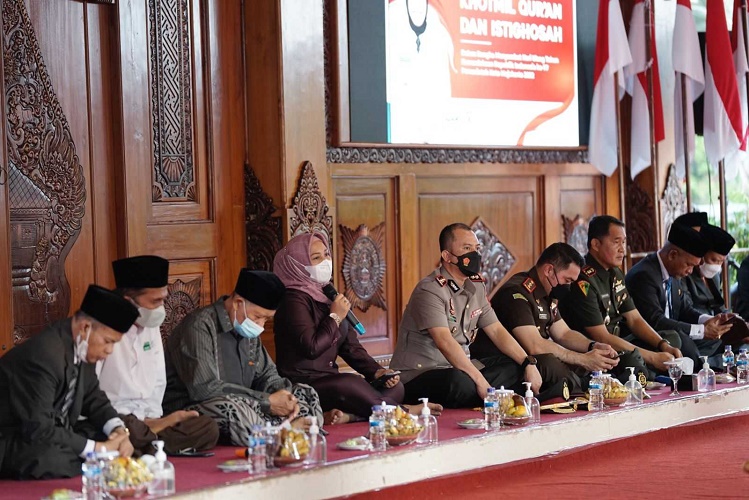 Sambut HUT KE-77 RI, Pemkot Mojokerto Memanjatkan Doa Kebangsaan 