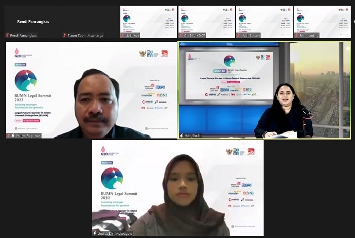 Jelang BUMN Legal Summit 2022, Kementerian BUMN Kembali Beri Edukasi ke 510 Mahasiswa Fakultas Hukum  