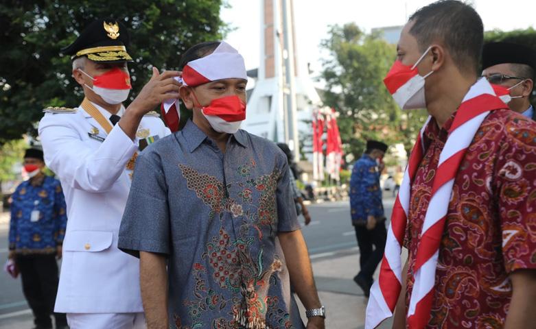  Kembali ke Pangkuan Ibu Pertiwi, 22 Eks Napi Terorisme Ikut Ganjar Upacara HUT ke-77 RI 