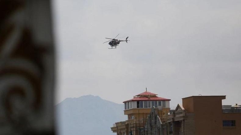 Helikopter Militer Terbang Rendah di Atas Kota Kabul, Ada Apa?