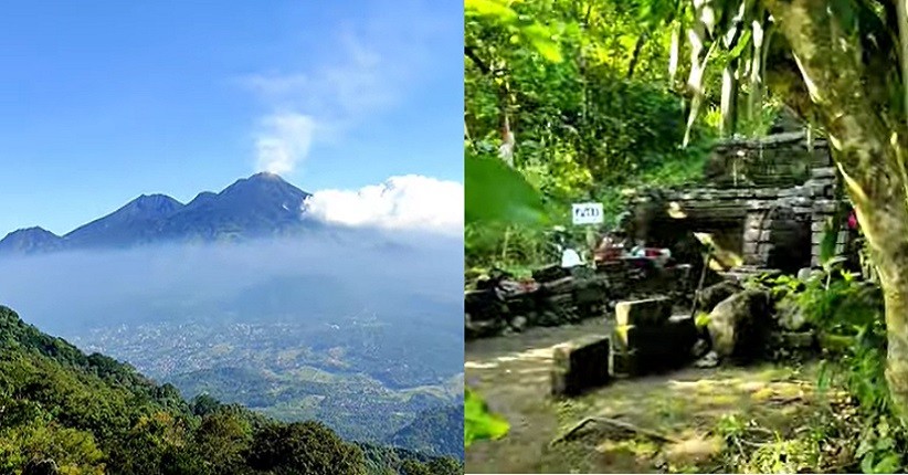 Indahnya Puncak Gunung Penanggungan, seperti di Atas Awan dan Banyak Candi Misterius