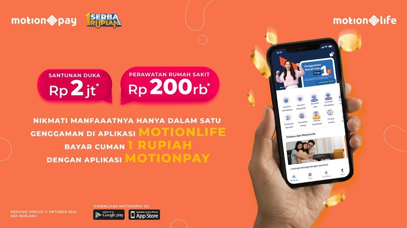 Bayar 1 Rupiah di MotionPay, Keluarga Terlindungi dengan Asuransi MotionLife
