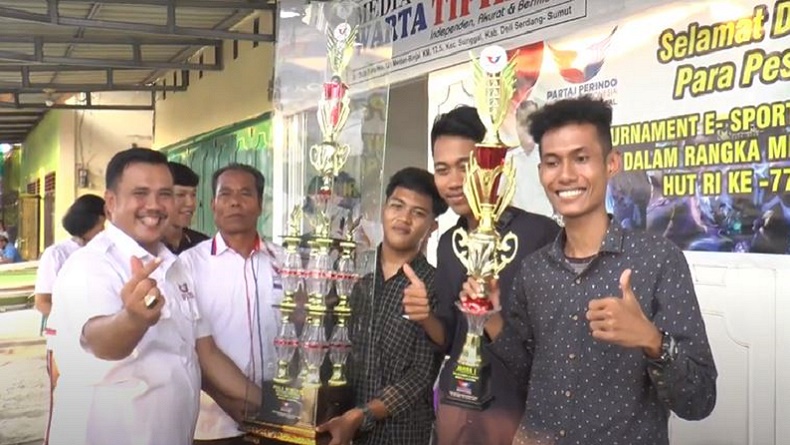 Gelar Turnamen eSport, Perindo Deliserdang Dukung Potensi dan Bakat Generasi Milenial