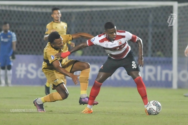 Hasil Liga 1: Madura United Rajai Liga 1 usai Hajar Dewa United
