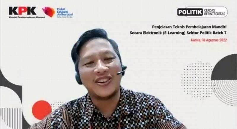 Pengurus DPP, DPW dan DPD Partai Perindo Ikuti E-Learning Antikorupsi oleh KPK