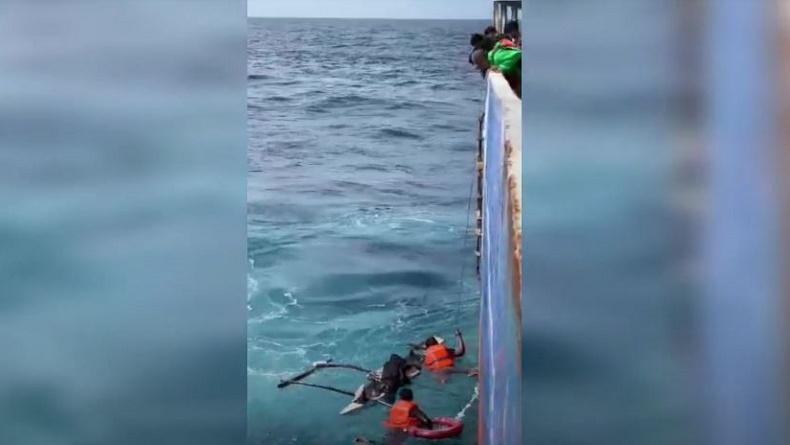 Nekat Seberangi Laut Lepas, Pria Ini Terombang-ambing 10 Hari di Selat Makassar