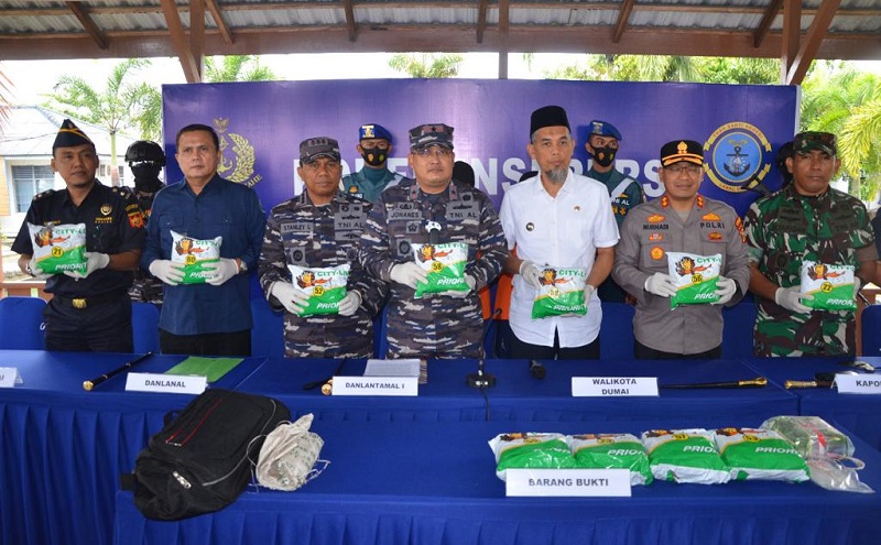 TNI AL Gagalkan Penyelundupan 14 Kg Sabu Seharga Rp9,8 Miliar, Ini Penampakannya