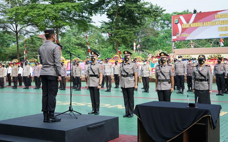 Rotasi Jabatan di Polres Tangsel, Kapolsek Pagedangan hingga Kasat Intelkam Berganti