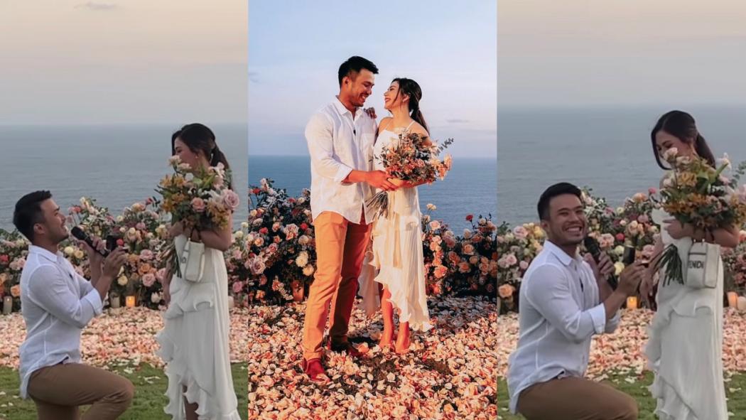 So Sweet! Beginilah Momen Romantis Jessica Mila Dilamar Yakup Hasibuan di Bali