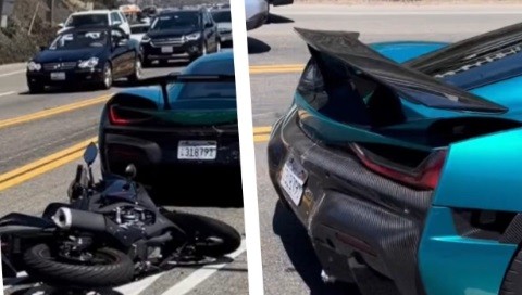 Akan Dipamerkan, Hypercar Rimac Seharga Rp37 Miliar Malah Ditabrak Motor Yamaha
