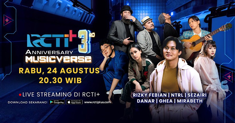 Keren! Ulang Tahun ke-3, RCTI+ Gelar Konser Musik Bernuansa Dunia Metaverse
