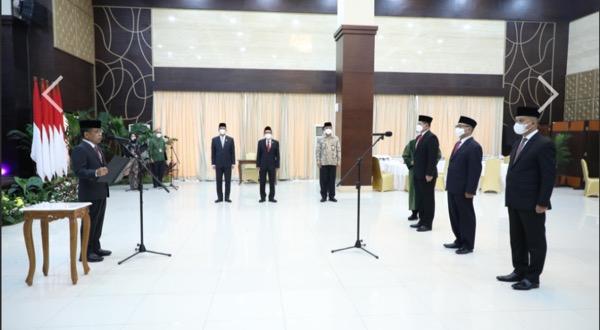 Laksma TNI Hersan Resmi Dilantik Jadi Sekretaris Militer Presiden