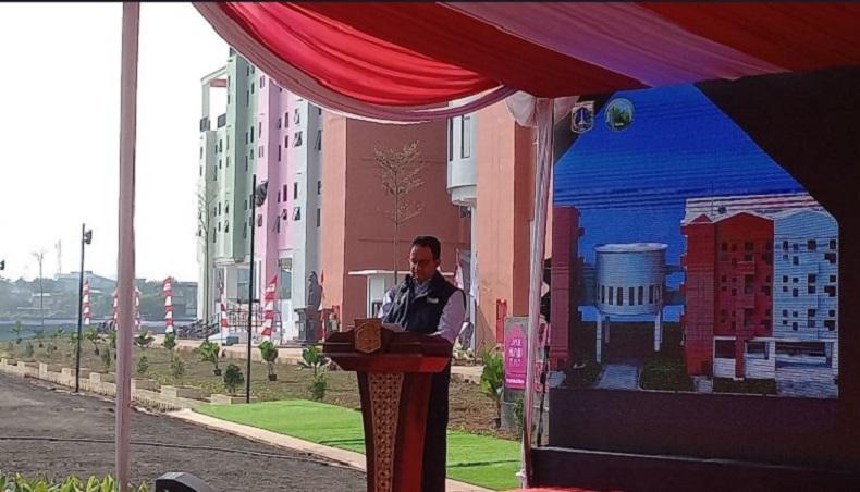 Resmikan Kampung Susun Tumbuh Cakung, Anies Ingin Tak Ada Lagi Penggusuran