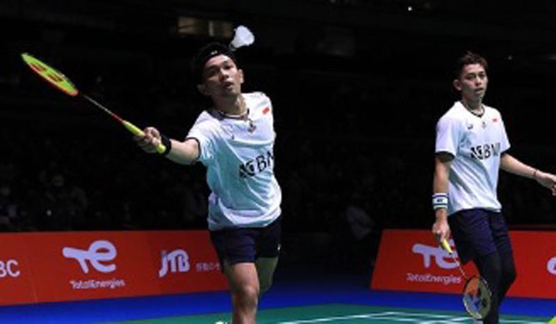 Hasil Indonesia Masters 2023: Fajar/Rian ke 16 Besar usai Menangi Perang Saudara